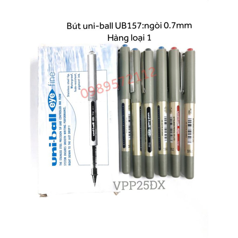 Bút uni-ball UB-157 ngòi 0.7mm.