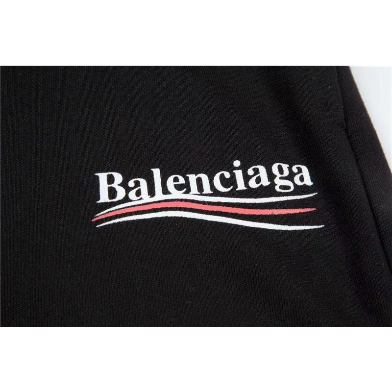 Balenciaga Quần Short Nam Nữ Lưng Thun Thời Trang Hàn