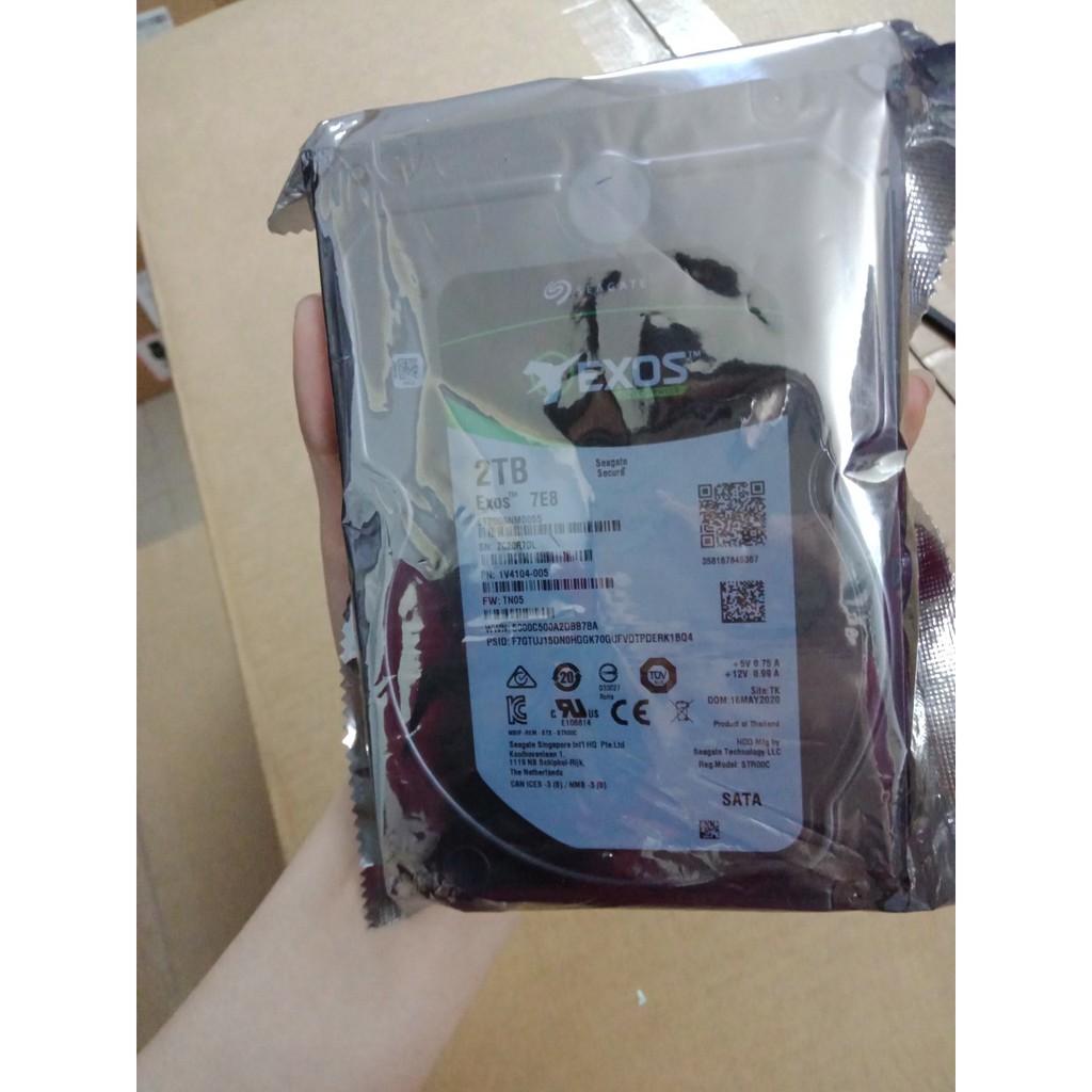 Ổ cứng HDD Seagate Exos 7E8 2TB 512n SATA (ST2000NM0055) | BigBuy360 - bigbuy360.vn