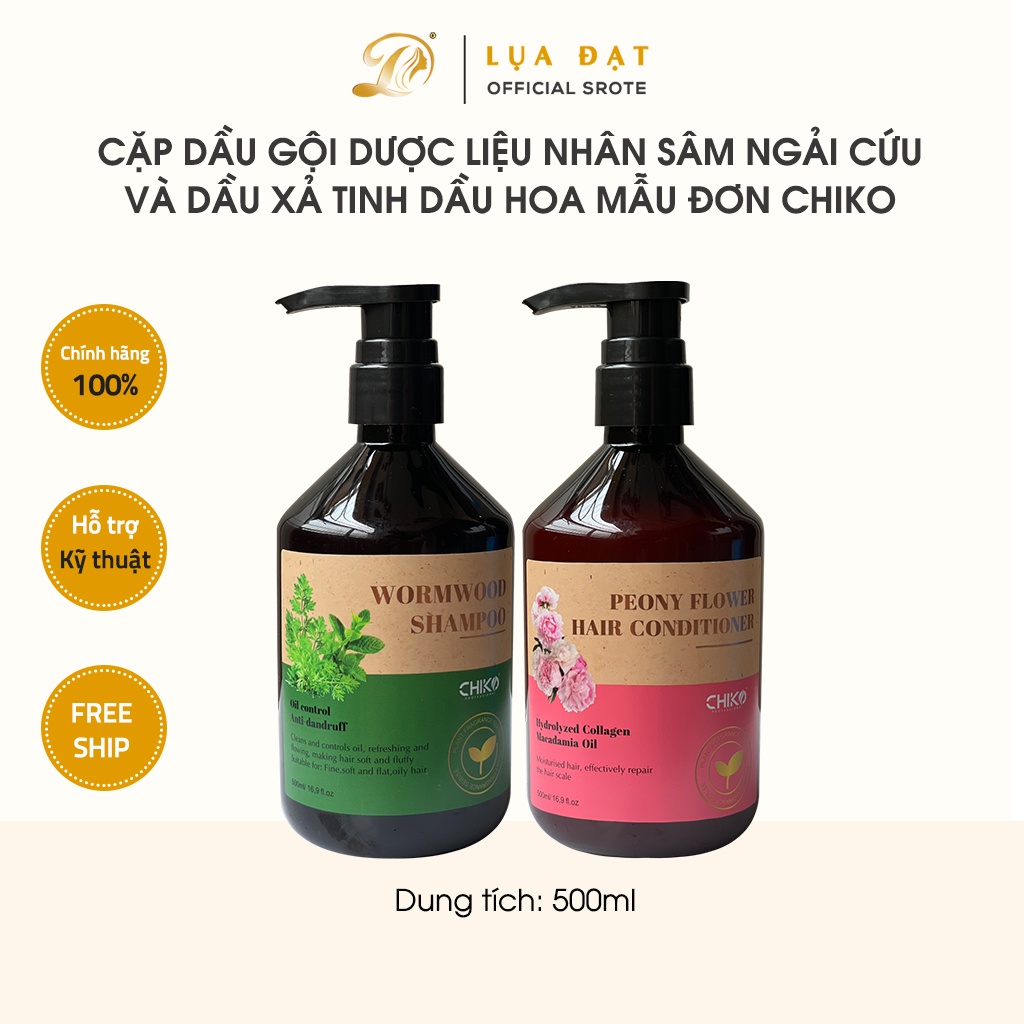 Dầu cặp  dược liệu CHIKO ngừa gàu, chăm sóc da đầu từ thiên nhiên 500 ml