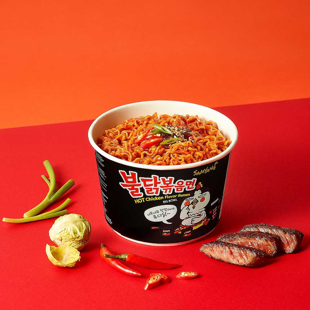 Mì gà xào cay  cốc giấy 105 gram - SamYang - Hàn Quốc