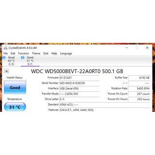 Ổ cứng HDD 500GB windown 10