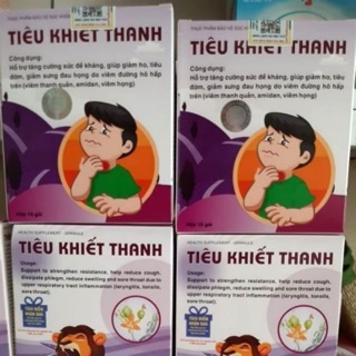 ✅ (CHÍNH HÃNG) Cốm Tiêu Khiết Thanh - Ngăn ngừa và làm giảm triệu chứng viêm đường hô hấp (Hộp 15 gói)