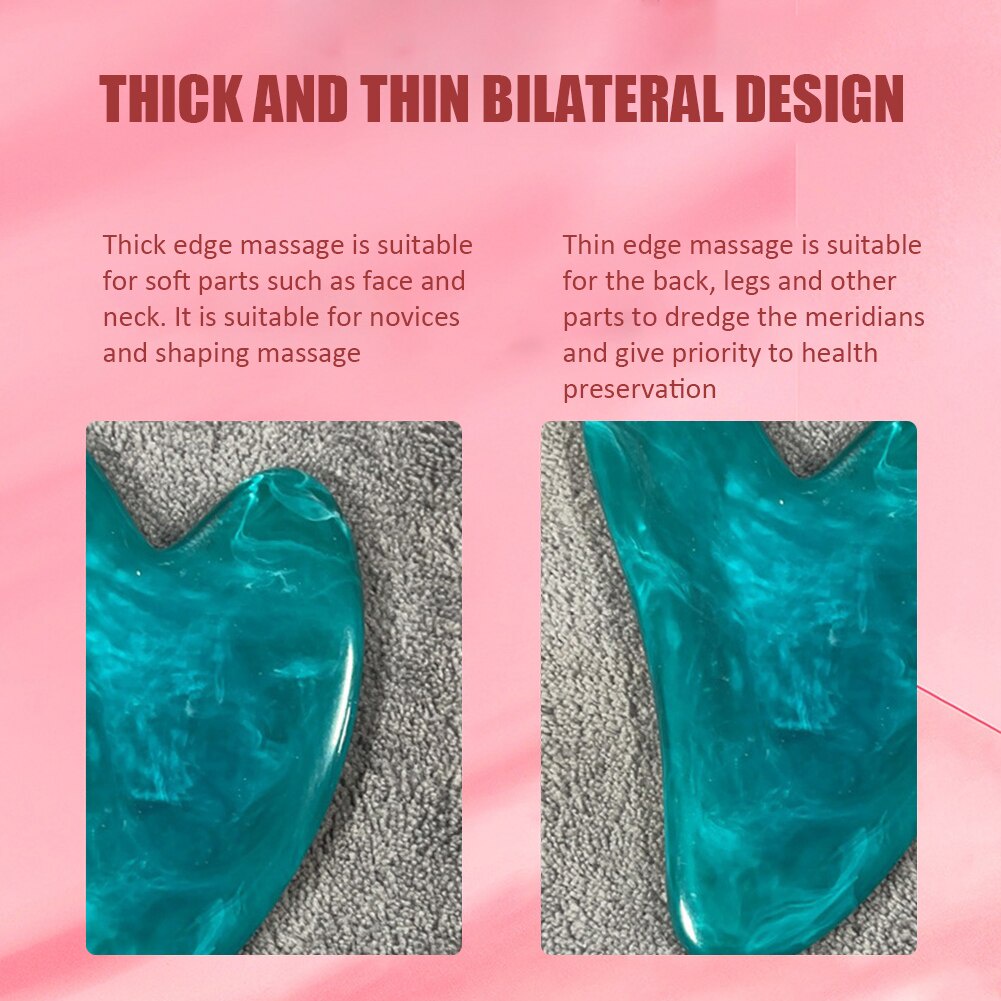 Dụng Cụ Mát Xa Bằng Nhựa Resin Tự Nhiên Giúp Nâng Cơ Mặt Và Mắt