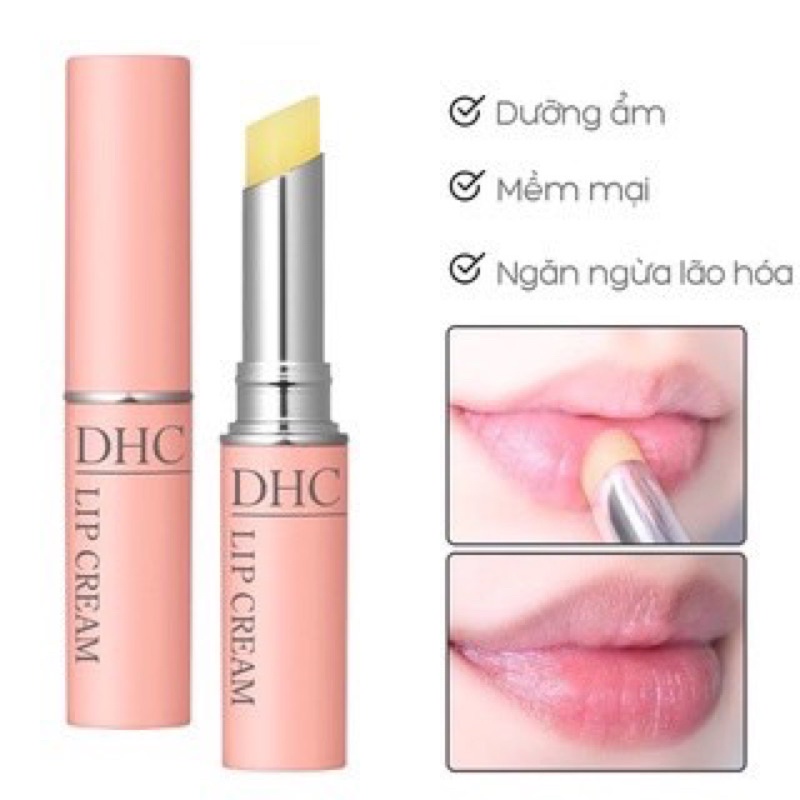 Không Màu Làm Mờ Và Giảm Thâm Nhật Bản DHC Lip Cream 1,5g