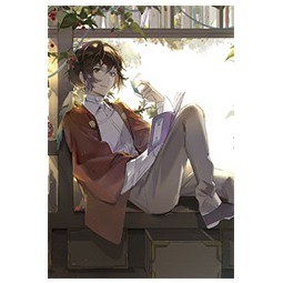 [HOT] Set 8 tấm tranh poster A3 Bungo Stray Dogs anime siêu chất