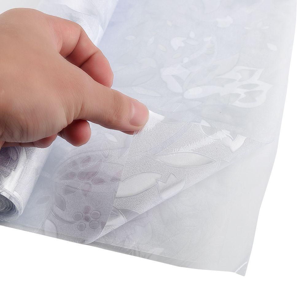 CONOPERY Giấy Dán Cửa Sổ Bằng Vinyl Không Dính Họa Tiết Hoa Tulip 3D