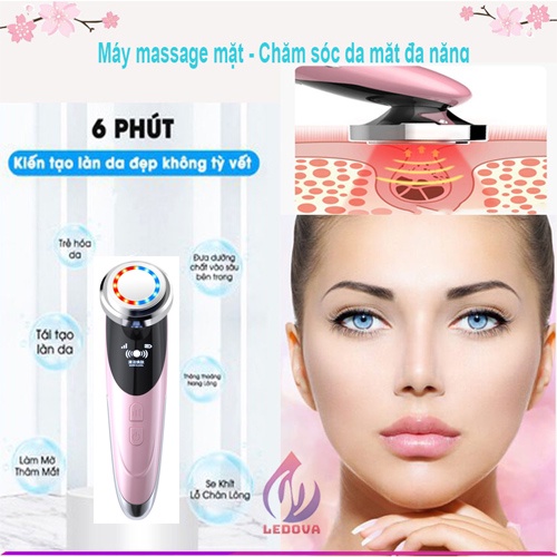 Máy đẩy tinh chất chăm sóc - massage - làm săn chắc làn da mặt