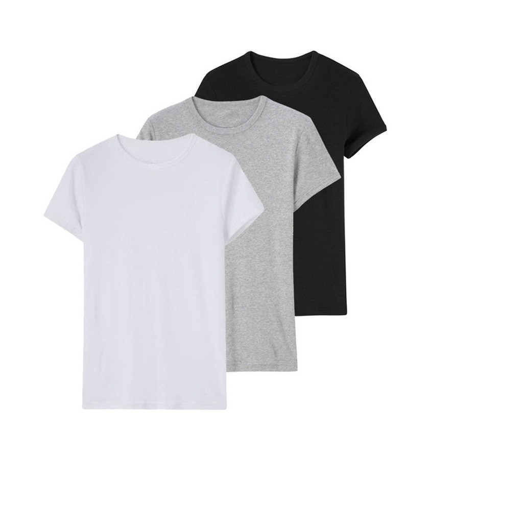 ÁO THUN TRƠN CỔ TRÒN NHIỀU MÀU TAY NGẮN NAM NỮ N8M17