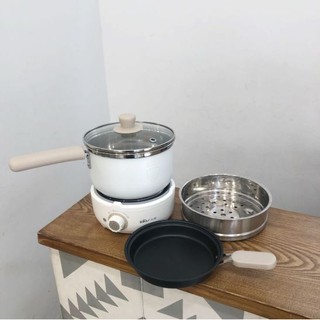 Nồi Lẩu Mini Đa Năng, Khay Hấp Đa Năng BEAR DRG-C12M2(1.2L) Và  DRG-B25Z1(2.5L) - BẢO HÀNH 12 THÁNG