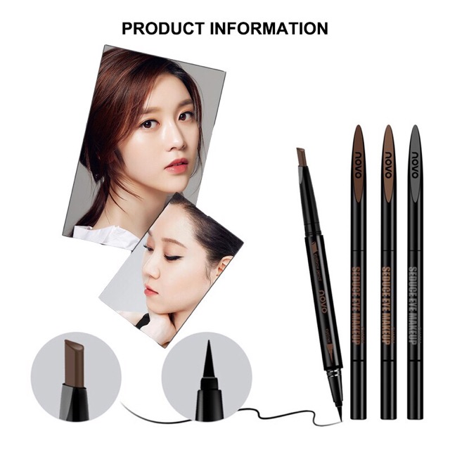 Chì Kẻ Mày NoVo Makeup Seduce 2 đầu tiện dụng | BigBuy360 - bigbuy360.vn
