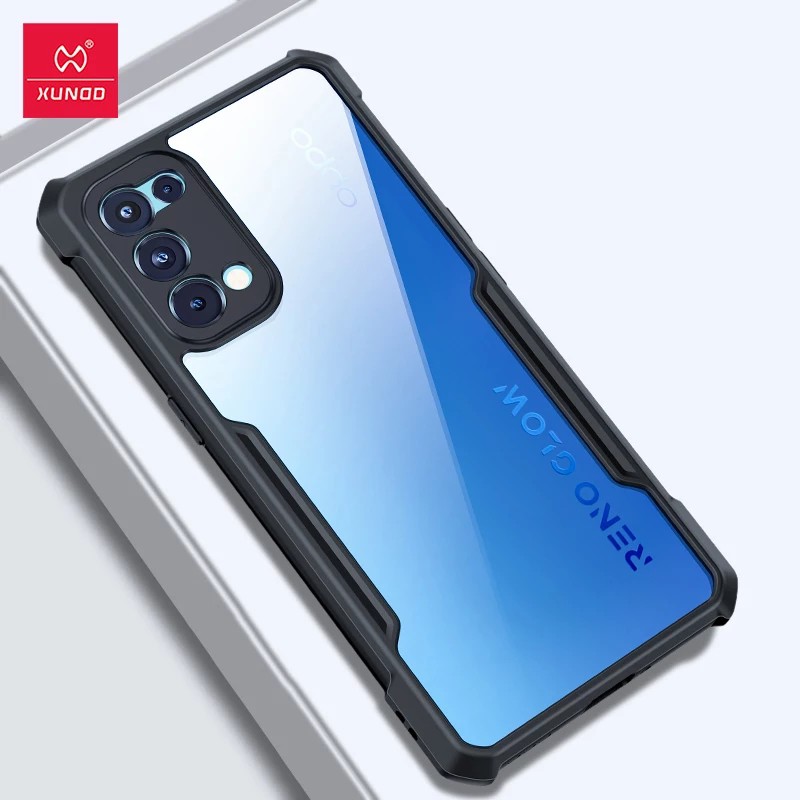 Ốp lưng Oppo Reno 5 / Reno 8Z 5G / Reno 6 5G / Reno 6z 5G / Reno 7Z 5G / Reno 8T 5G hiệu Xundd lưng trong viền màu
