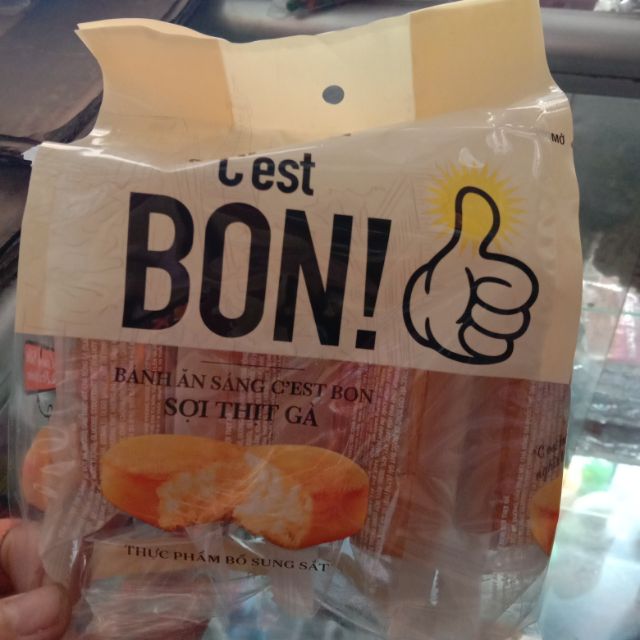 Bánh ăn sáng C'EST BON Sợi thịt gà