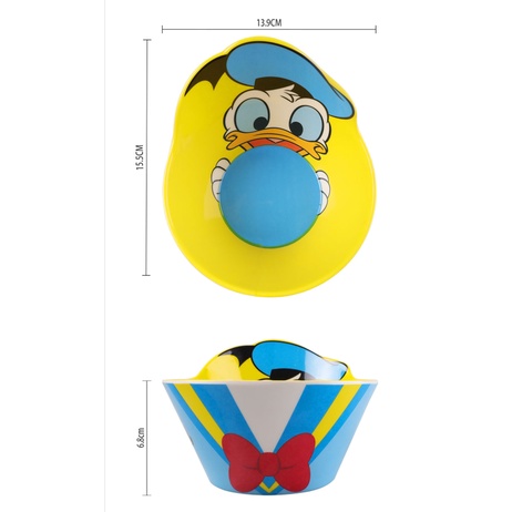 Tô nhựa Melamine 3D in hoại hình xinh xắn cho bé
