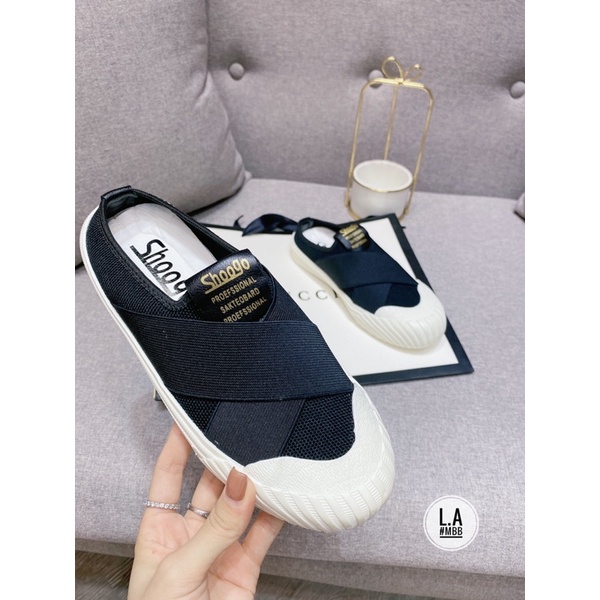 Giày sục chun chéo pha mũi êm mềm dễ đi