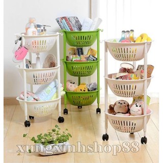 Kệ để đồ 3 tầng tròn
