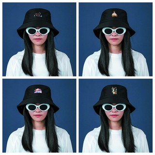 Mũ bucket in hình CHUNGHA BIG BANG KWANG SOO SUZY nón đen đi học đi chơi thời trang