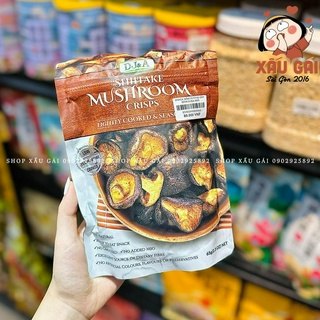 Snack Nấm Hương Sấy Giòn Của Úc DJ&A SHIITAKE MUSHROOM CRISPS (65g)