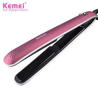 Máy duỗi tóc 4 mức điều chỉnh nhiệt độ Kemei 2203 bảo hành 3 tháng có thể uốn cụp, uốn sóng