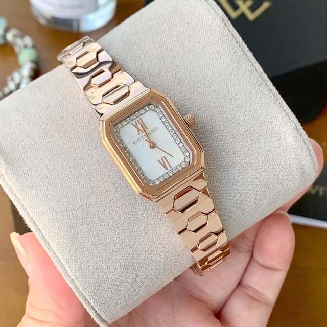 Đồng hồ nữ thương hiệu WITTNAUER dây thép không gỉ mạ rose gold model WN4052