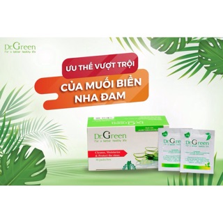 Muối rửa mũi Dr Green nha đam ( Hộp 30 gói )