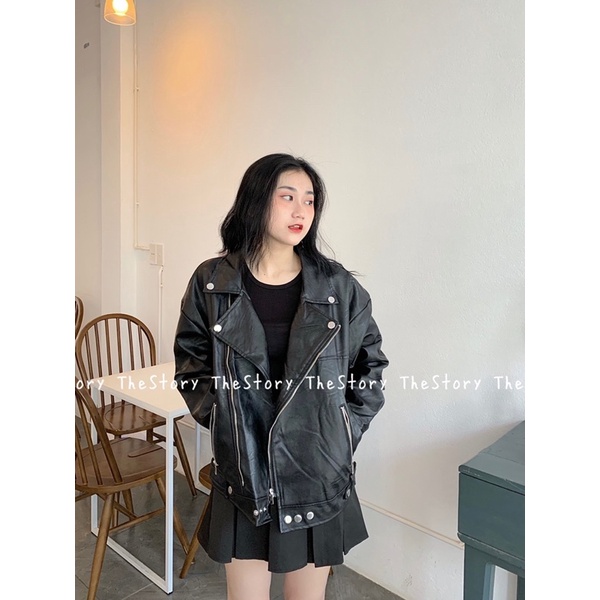 [STR] [ẢNH THẬT SHOP CHỤP] Áo khoác da A1635