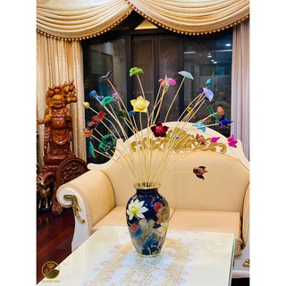 Hoa Sen sơn mài