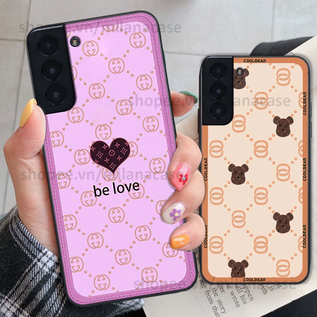 Ốp Samsung S21 / S21 FE / S21 Plus / S21+ hình trái tim be love tình yêu siêu đẹp, cá tính, thời trang