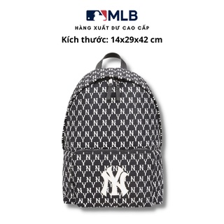 Balo MLB hoạ tiết monogram hàng xuất dư cao cấp phong cách Hàn Quốc - Hùng Nón Hiệu