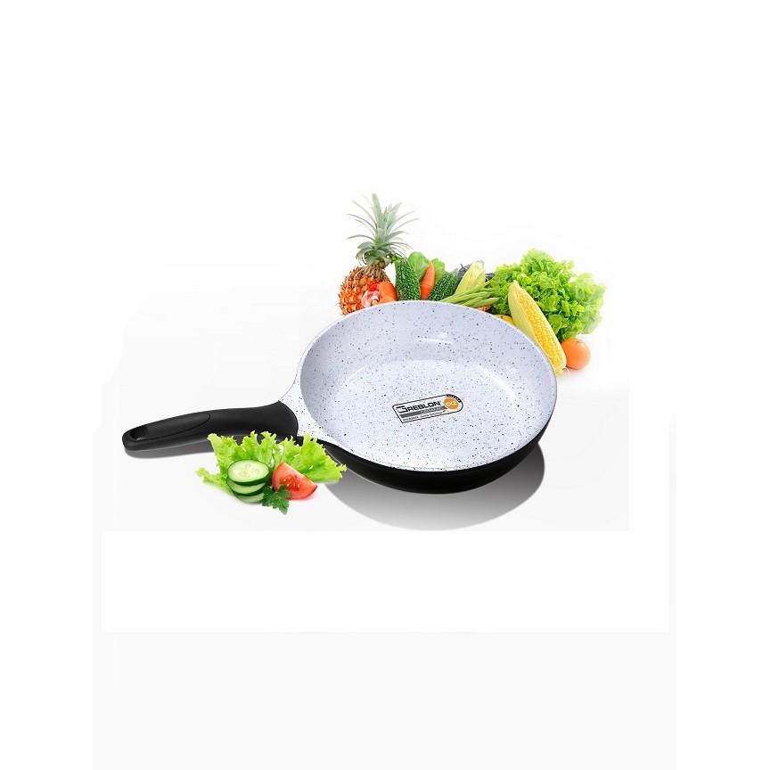 [TRỢ GIÁ] Chảo chống dính size 20cm, 24cm, 28cm đáy chấm Men gốm Ceramic cao cấp siêu bền Đức RAPIDO. Tặng kèm gác