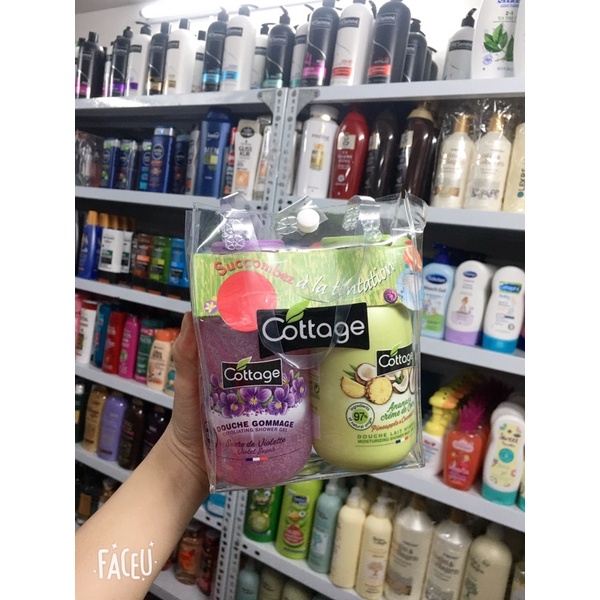 Sét sữa tắm Cottage set 2 chai 🥰🥰, mỗi chai 250ml