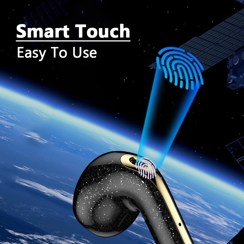 Tai nghe không dây Màn Hình LED Cảm Ứng Hexu Mini TWS 5.2 Kèm Mic