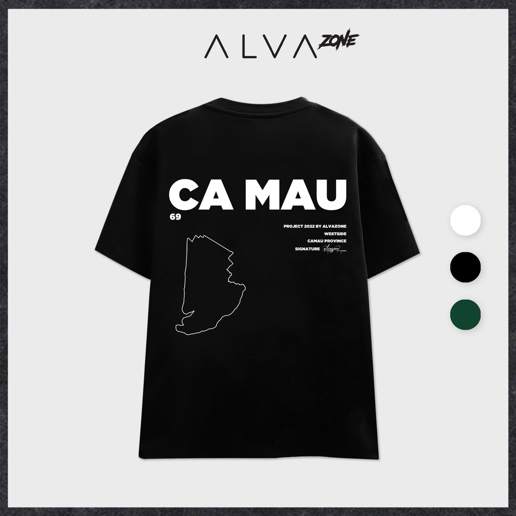 Áo Thun Cà Mau LocalBrand Phông Cổ Tròn Tay Lỡ Unisex Nam Nữ Thế Hệ Genz