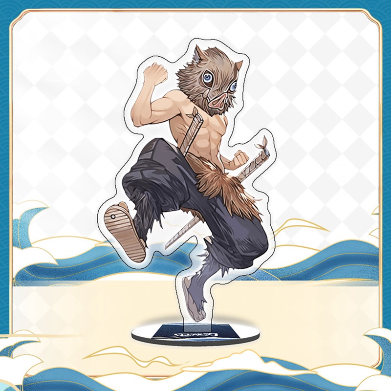 Mô hình đứng hình nhân vật trong kimetsu no yaiba trang trí bàn