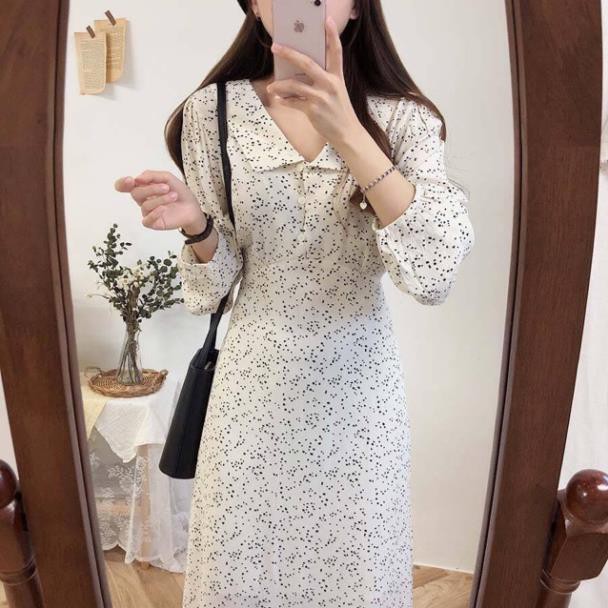 Váy hoa nhí cúc ngực tiện lợi - ảnh thật cuối bài 👗 *