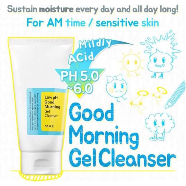 Sữa Rửa Mặt Dạng Gel Cosrx Low PH Good Morning Gel Cleanser