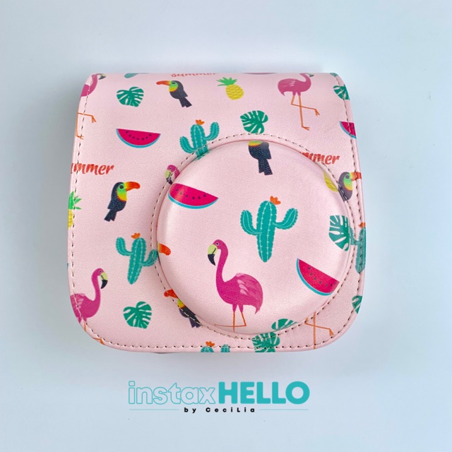 Case da bảo vệ INSTAX Mini 9 hoặc Mini 8 - Hồng Cactus