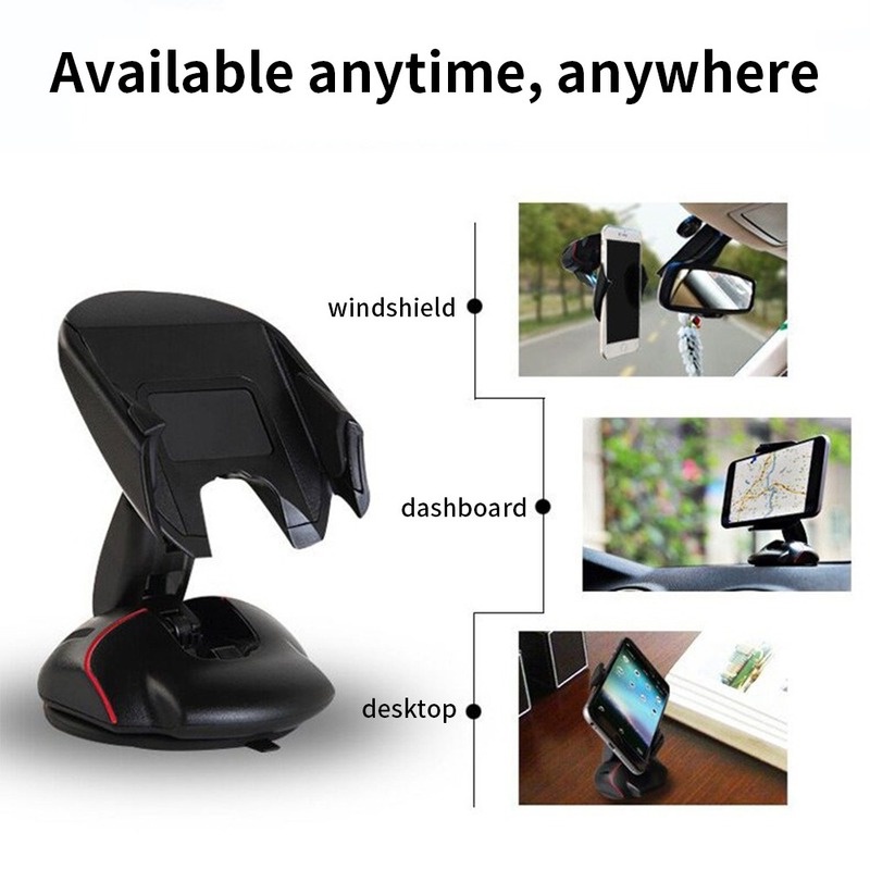 1 Giá Đỡ Điện Thoại Hình Chuột Xoay 360 Độ Thông Dụng Cho Xe Hơi