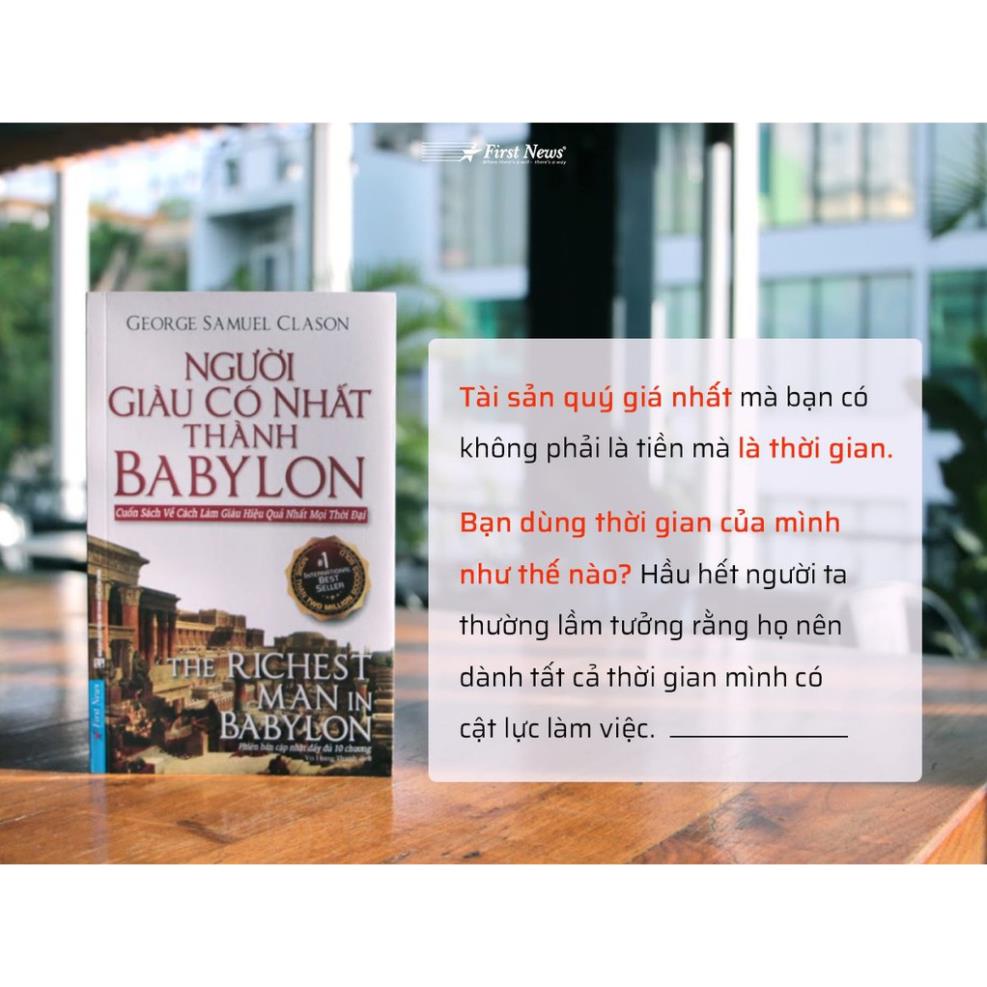 Sách - Người Giàu Có Nhất Thành Babylon  - First News