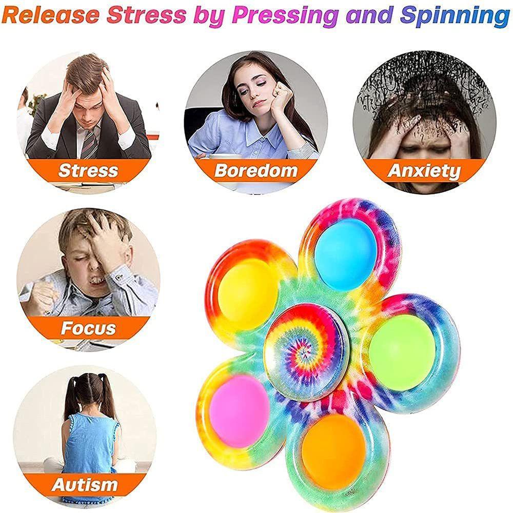 Con Quay Đồ Chơi Fidget Spinner KiểU GiáNg Sinh ThờI Trang GiúP GiảM Stress