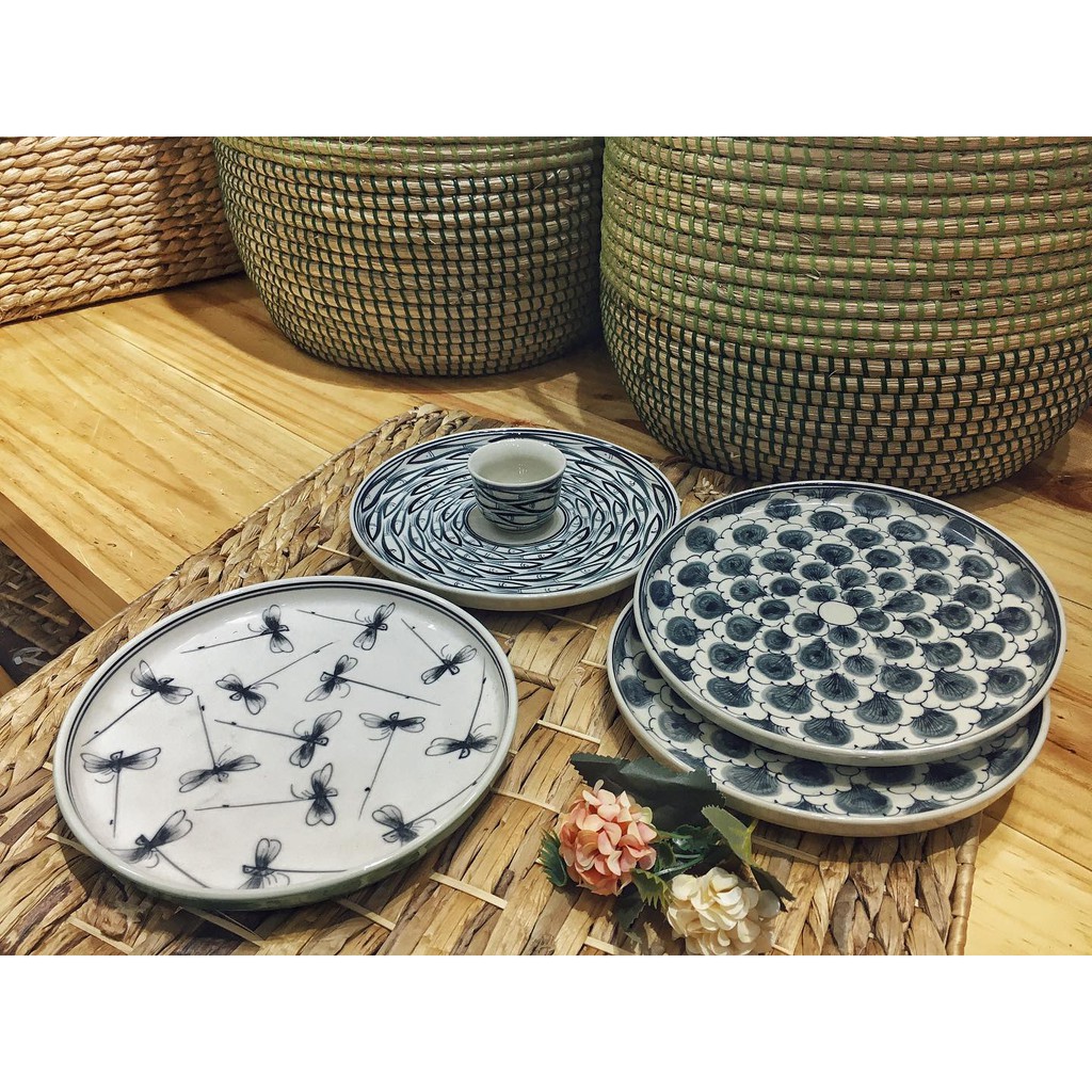 Dĩa gốm Bát Tràng