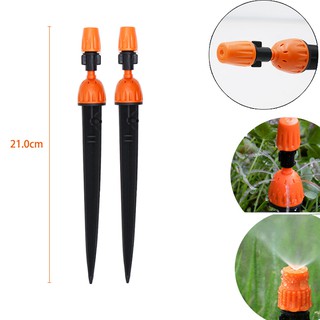 Set 2 đầu tưới nhỏ giọt 8 tia kết hợp phun sương, điều chỉnh được lưu lượng nước