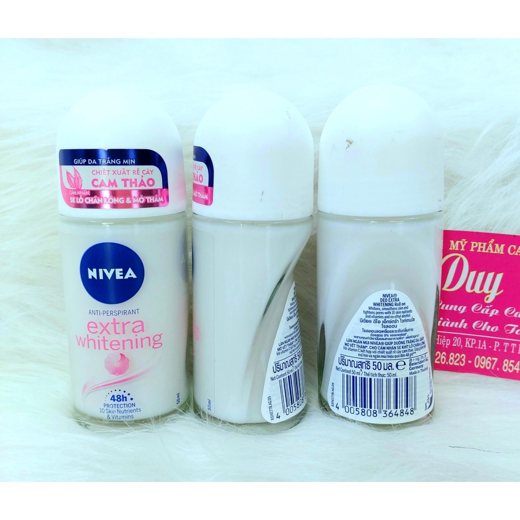 Xịt + Lăn Khử Mùi NIVEA Dành Cho Nữ Các Loại 150 ml - 50ml - 40ml - 25ml