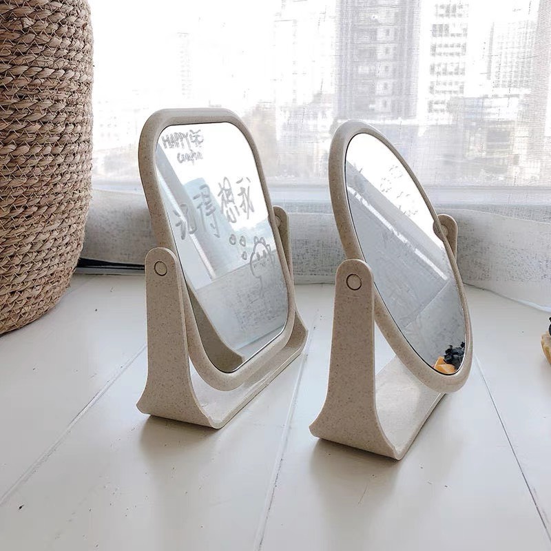 Gương Lúa Mạch để bàn 2 mặt xoay 360 độ