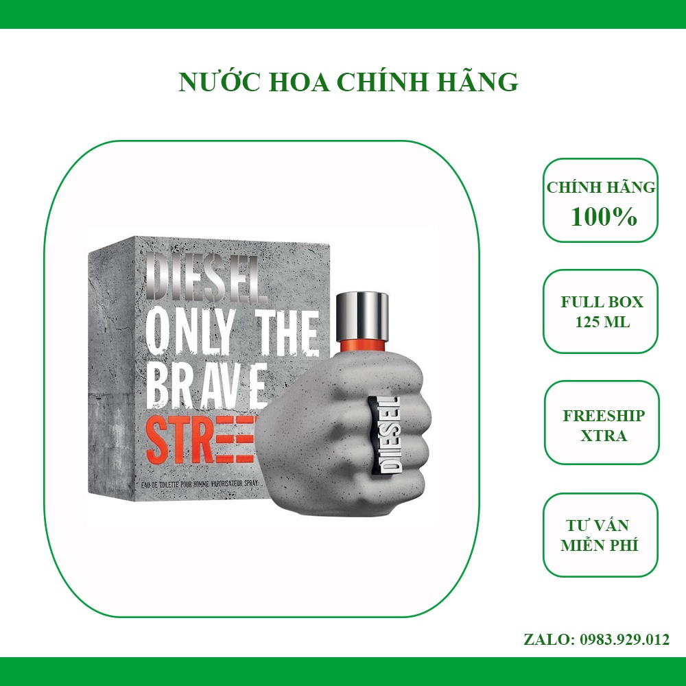 [Full box] Nước hoa Nam Diesel Only The Brave Street 125ml