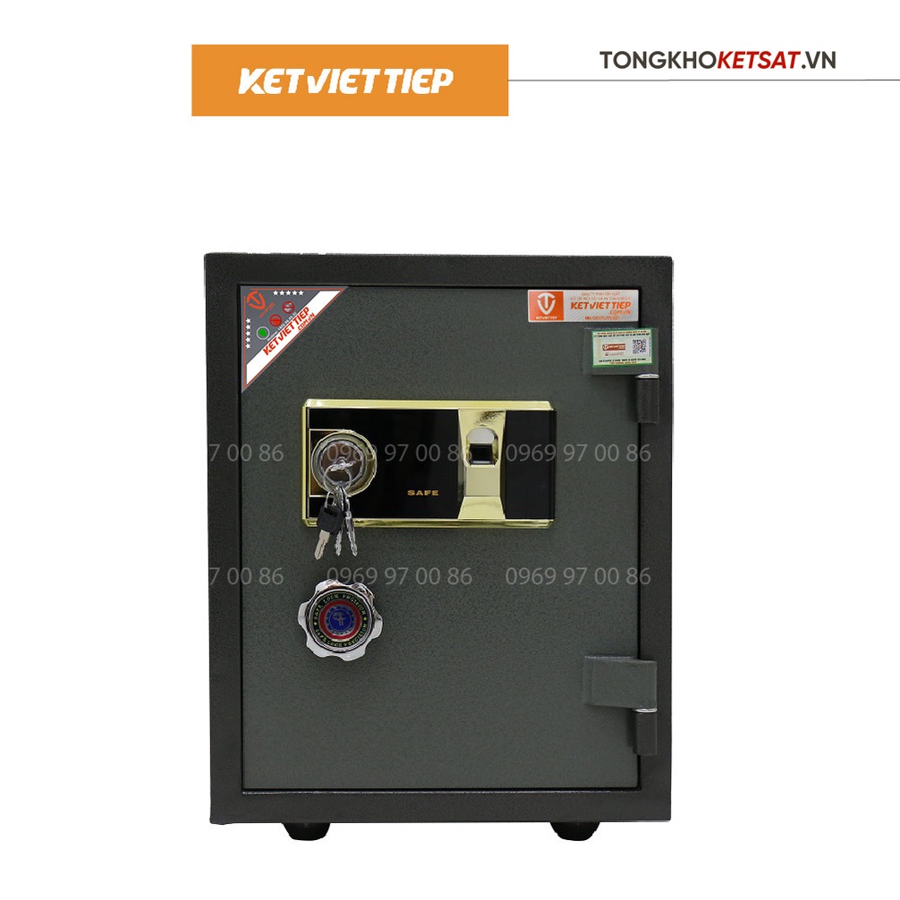 Két Sắt Vân Tay Chống Cháy 🎁CHÍNH HÃNG🎁 KV304-VT Khóa Vân Tay Thông Minh (Freeship Toàn Quốc)