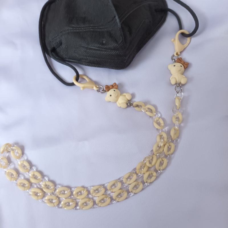 Dây đeo khẩu trang chống rớt kiểu Hàn hình gấu dễ thương mã DG23