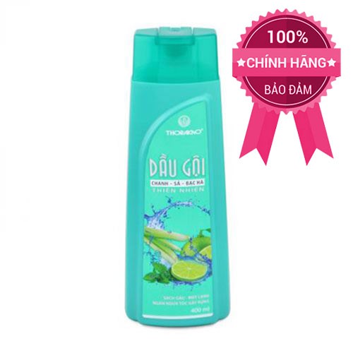 Dầu gội Thorakao chanh sả bạc hà giảm rụng tóc 400ml