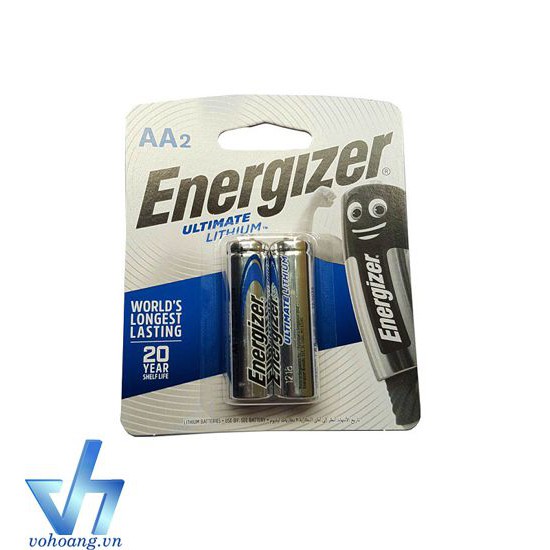 1 vỉ pin AA Energizer Ultimate Lithium L91 Cao Cấp