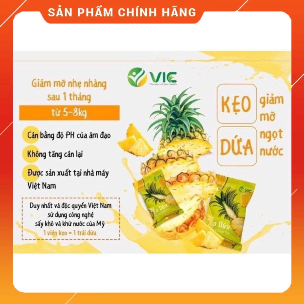 Kẹo dứa vic giảm cân trong 7 ngày